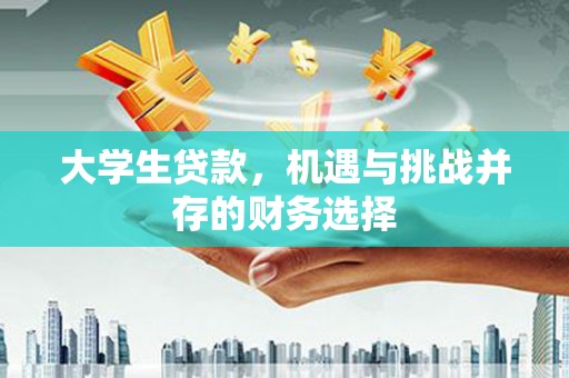 青阳大学生贷款，机遇与挑战并存的财务选择
