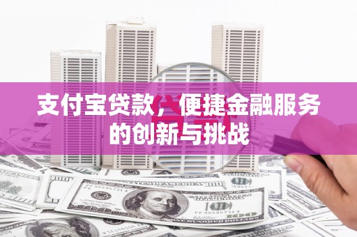 青阳支付宝贷款，便捷金融服务的创新与挑战