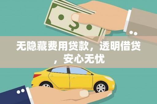 青阳无隐藏费用贷款，透明借贷，安心无忧