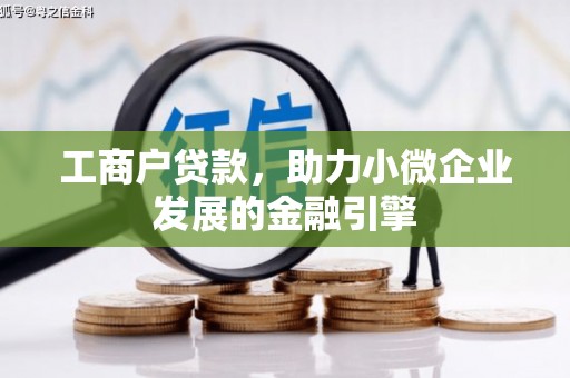 青阳工商户贷款，助力小微企业发展的金融引擎