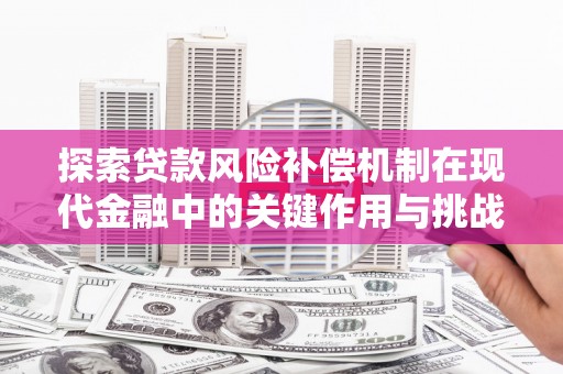 青阳探索贷款风险补偿机制在现代金融中的关键作用与挑战