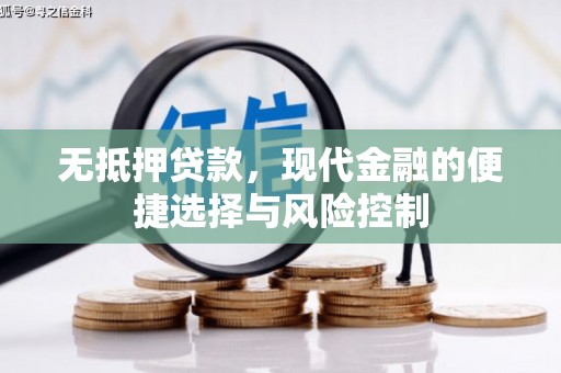 青阳无抵押贷款，现代金融的便捷选择与风险控制