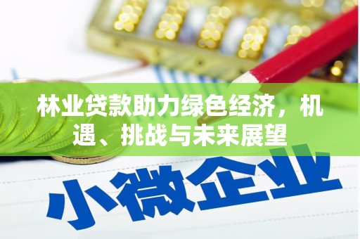 青阳林业贷款助力绿色经济，机遇、挑战与未来展望