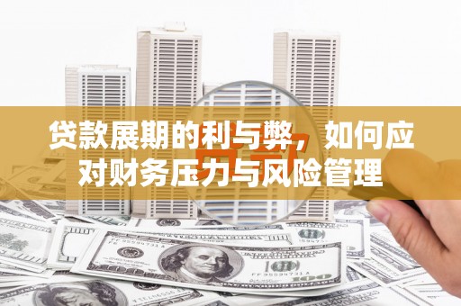 青阳贷款展期的利与弊，如何应对财务压力与风险管理
