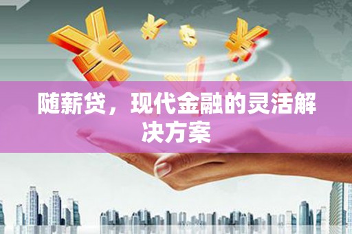 青阳随薪贷，现代金融的灵活解决方案