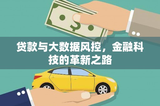 青阳贷款与大数据风控，金融科技的革新之路