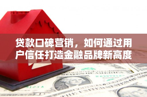 青阳贷款口碑营销，如何通过用户信任打造金融品牌新高度