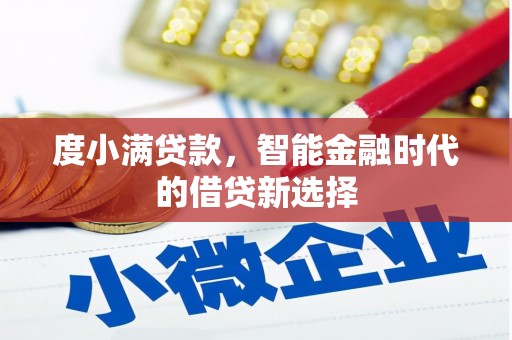青阳度小满贷款，智能金融时代的借贷新选择
