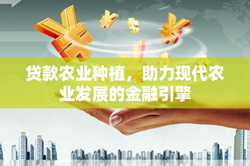 青阳贷款农业种植，助力现代农业发展的金融引擎