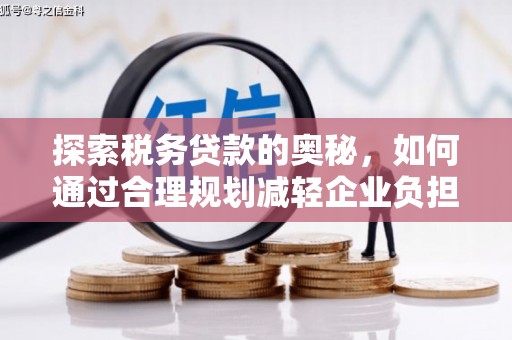 青阳探索税务贷款的奥秘，如何通过合理规划减轻企业负担