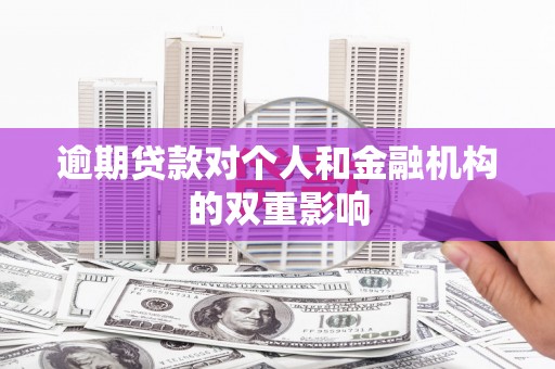青阳逾期贷款对个人和金融机构的双重影响