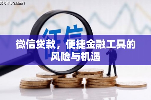 青阳微信贷款，便捷金融工具的风险与机遇
