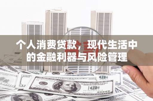 青阳个人消费贷款，现代生活中的金融利器与风险管理