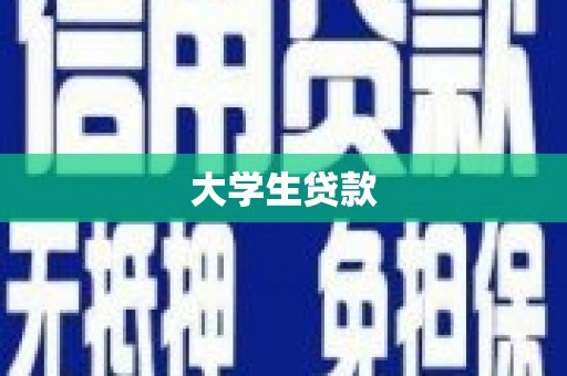 青阳大学生贷款