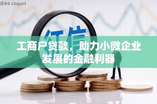 青阳工商户贷款，助力小微企业发展的金融利器