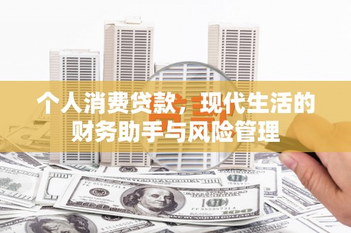 青阳个人消费贷款，现代生活的财务助手与风险管理