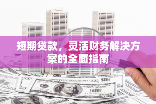 青阳短期贷款，灵活财务解决方案的全面指南