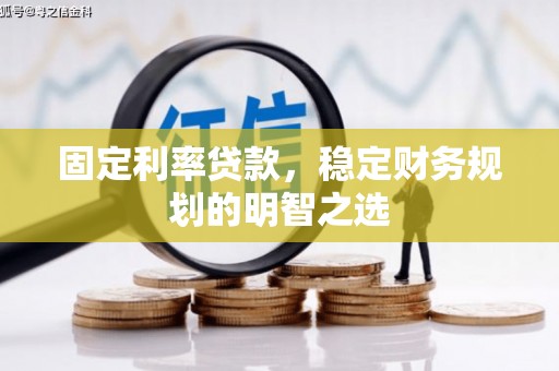青阳固定利率贷款，稳定财务规划的明智之选