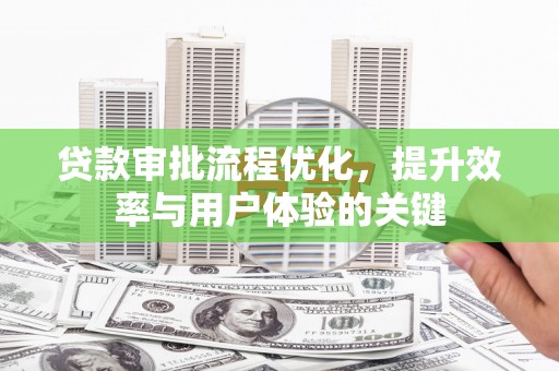 青阳贷款审批流程优化，提升效率与用户体验的关键