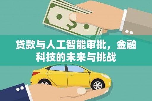 青阳贷款与人工智能审批，金融科技的未来与挑战
