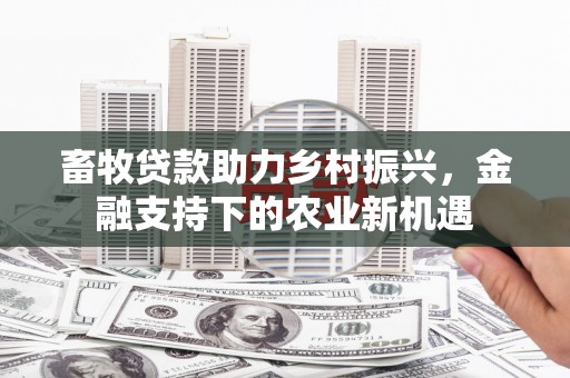 青阳畜牧贷款助力乡村振兴，金融支持下的农业新机遇