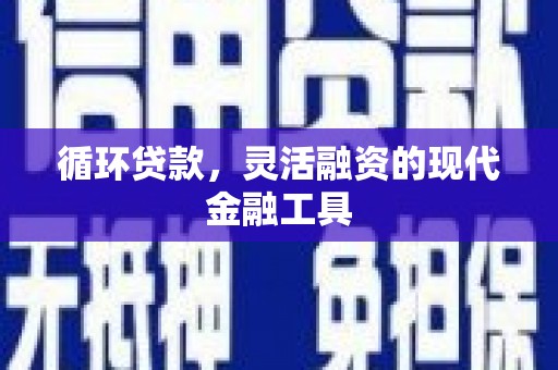 青阳循环贷款，灵活融资的现代金融工具