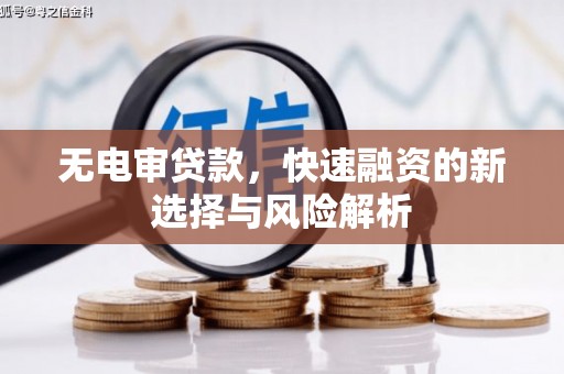 青阳无电审贷款，快速融资的新选择与风险解析