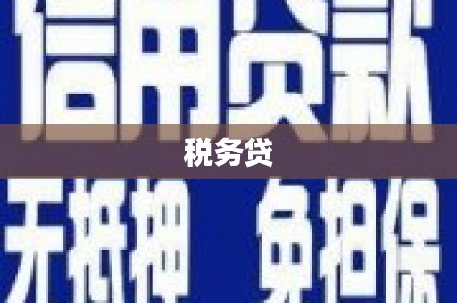 青阳税务贷