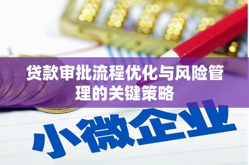 青阳贷款审批流程优化与风险管理的关键策略