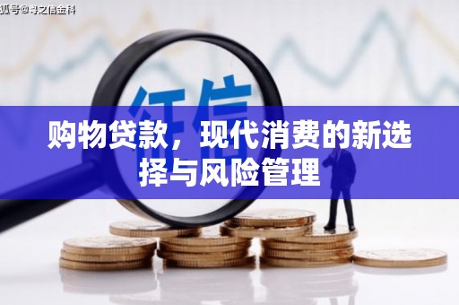 青阳购物贷款，现代消费的新选择与风险管理