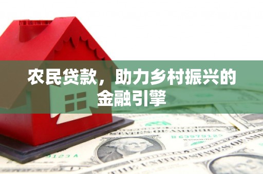 青阳农民贷款，助力乡村振兴的金融引擎