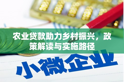 青阳农业贷款助力乡村振兴，政策解读与实施路径