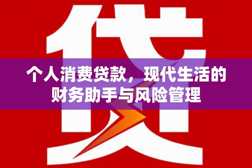 青阳个人消费贷款，现代生活的财务助手与风险管理