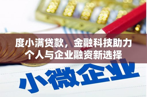 青阳度小满贷款，金融科技助力个人与企业融资新选择