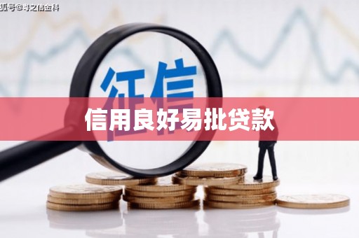 青阳信用良好易批贷款