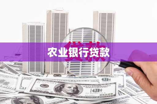 青阳农业银行贷款