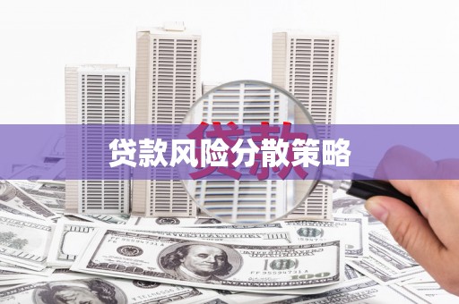青阳贷款风险分散策略