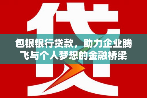 青阳包银银行贷款，助力企业腾飞与个人梦想的金融桥梁