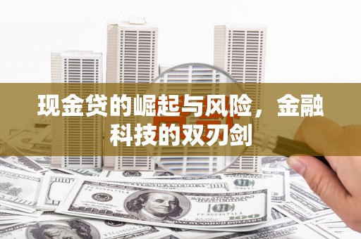 青阳现金贷的崛起与风险，金融科技的双刃剑