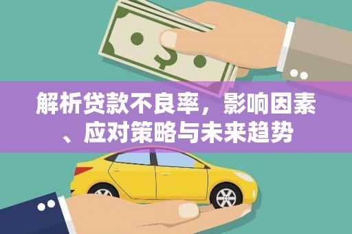青阳解析贷款不良率，影响因素、应对策略与未来趋势