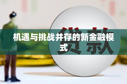 青阳机遇与挑战并存的新金融模式