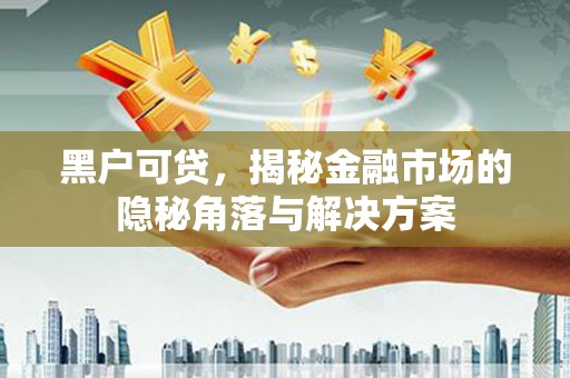 青阳黑户可贷，揭秘金融市场的隐秘角落与解决方案