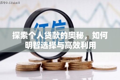青阳探索个人贷款的奥秘，如何明智选择与高效利用