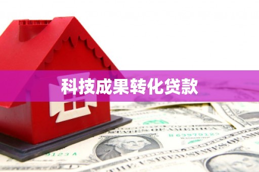 青阳科技成果转化贷款