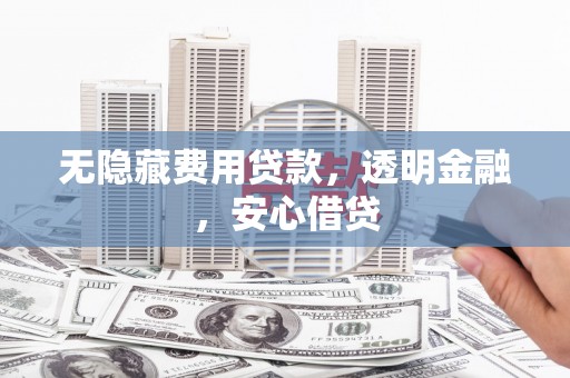 青阳无隐藏费用贷款，透明金融，安心借贷