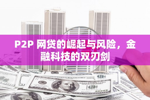 青阳P2P 网贷的崛起与风险，金融科技的双刃剑