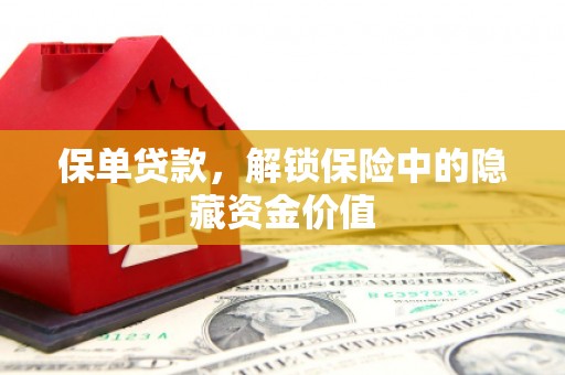 青阳保单贷款，解锁保险中的隐藏资金价值