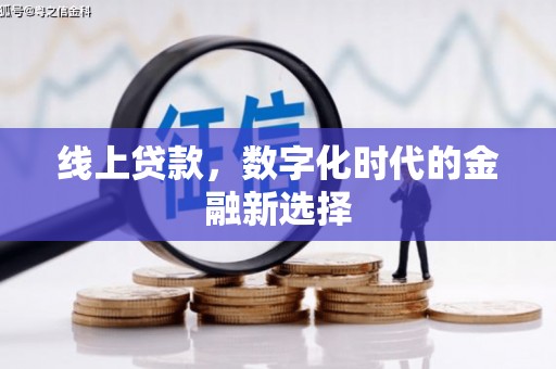 青阳线上贷款，数字化时代的金融新选择