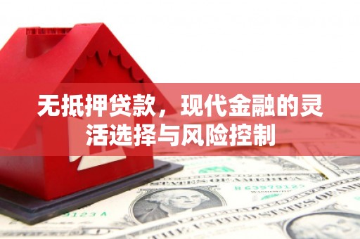 青阳无抵押贷款，现代金融的灵活选择与风险控制