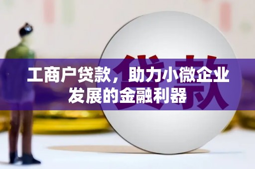 青阳工商户贷款，助力小微企业发展的金融利器